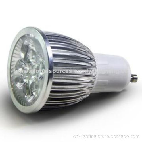 4W LED Spotlight Bulb, GU10 MR16 E27, CE/RoHS Mark, 85-265V AC, Bridgelux/Epistar/Epileds LED Chip